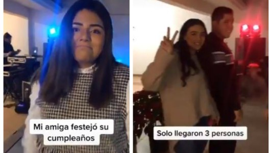 Organizó una mega fiesta de cumpleaños y sólo asistieron tres personas