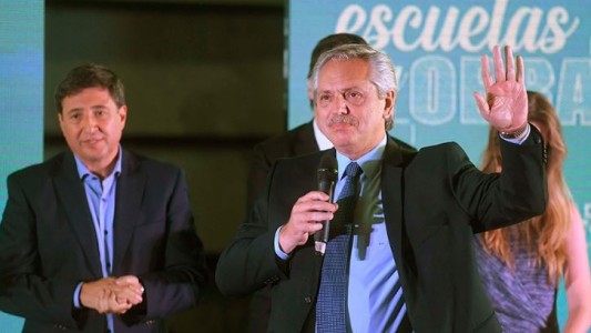 Alberto Fernández lanzó un plan de refacción de escuelas en Moreno