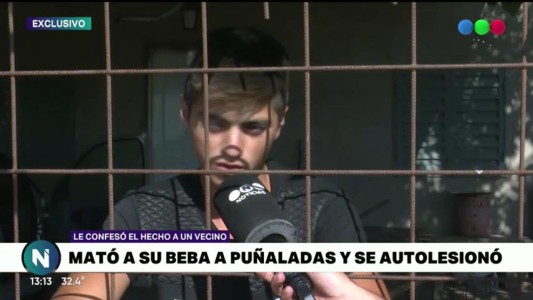 VIDEO: habló el jóven que descubrió que una mamá mató a su hija de dos años a puñaladas