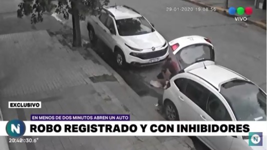 Cofico: así roban con inhibidores, en menos de dos minutos