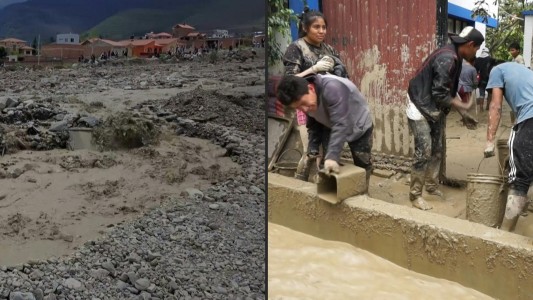 Decenas de evacuados por desborde de un río en Bolivia