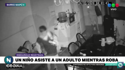 Indignados: un niño ingresó a robar a barrio Maipú. Los vecinos están cansados de la inseguridad