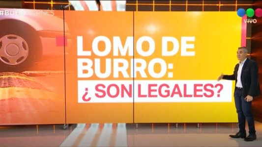 ¿Son legales los lomos de burro?
