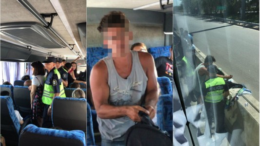 Detuvieron a un presunto pedófilo en un colectivo mientras grababa a una nena