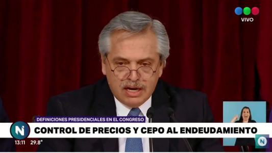 Alberto Fernández: "debemos terminar con la Argentina de los vivos que se enriquecen a costa de los pobres bobos"