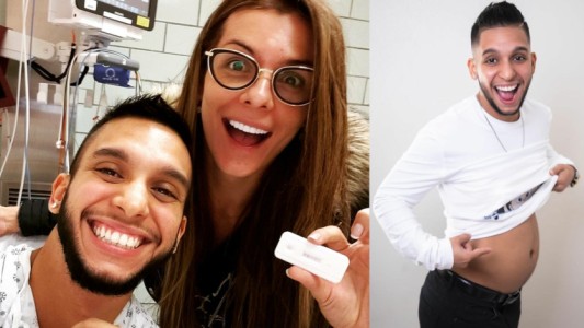 El novio, embarazado: una pareja trans va a tener un bebé
