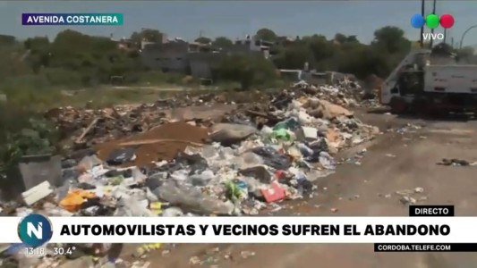 Basural a cielo abierto en la costanera: vecinos y automovilistas hartos