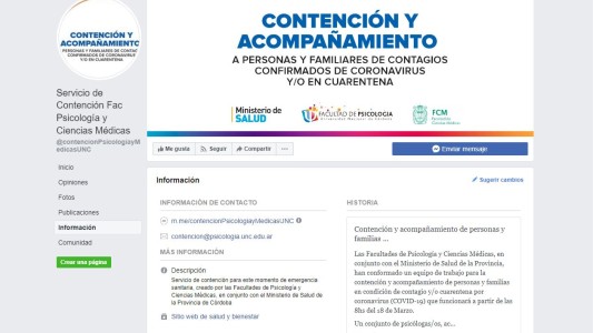 Viralizá este dato: si tenés coronavirus, o estás en cuarentena, hay contención profesional para vos y tu familia