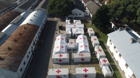 El Ejército monta un hospital reubicable en Campo de Mayo
