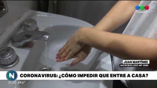 Instructivo de cómo evitar el contagio al llegar a casa