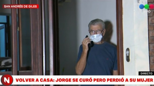 Coronavirus: Jorge volvió a casa pero perdió a su mujer "no hay que salir"
