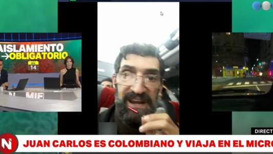 Habló un pasajero del micro de Jujuy: "nos prometieron un avión a Colombia"