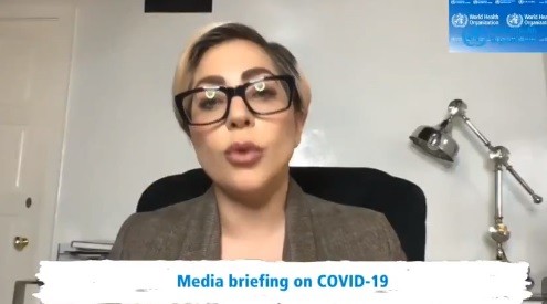 Lady Gaga anunció show por streaming de grandes figuras en favor de la OMS