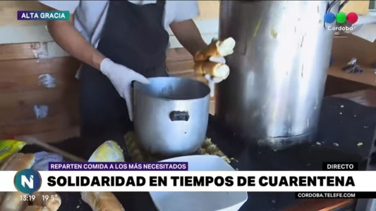 Alta Gracia solidaria en plena cuarentena