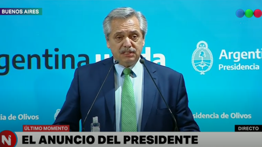 EN VIVO: Alberto Fernández anuncia la extensión de la cuarentena