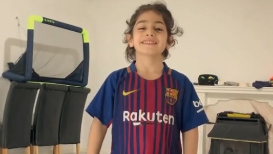 El influencer de 5 años que enloquece hasta a su ídolo Lio Messi con sus jueguitos
