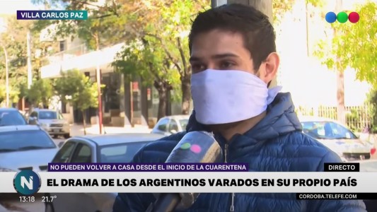 Argentinos varados en su propio país