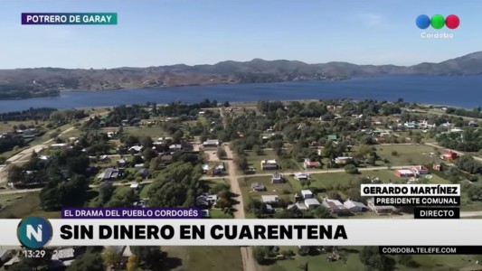 Otro pueblo aislado y sin dinero