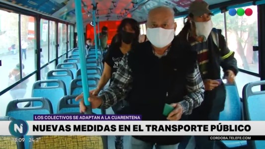 Respetar el aislamiento en el transporte público