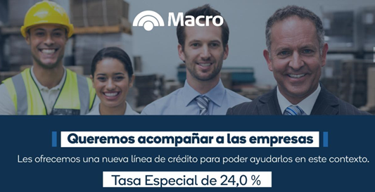 Banco Macro ya otorgó $10.700 millones en créditos para Pymes