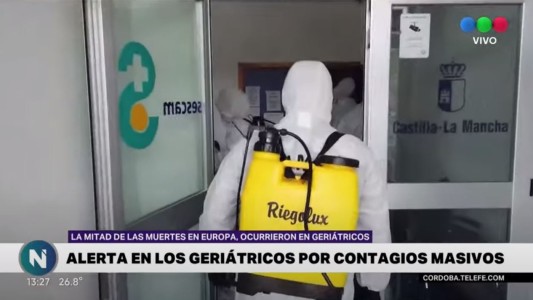 Alerta en los geriátricos por contagios masivos