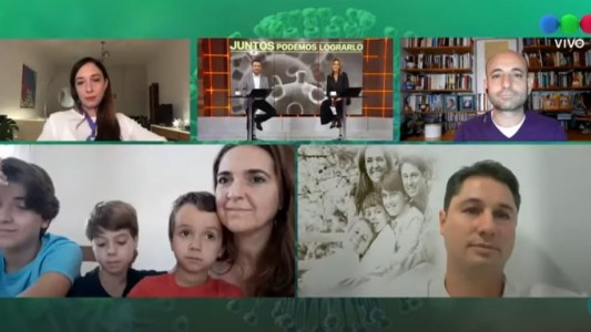 Es médico y se alejó de sus hijos para seguir atendiendo pacientes con coronavirus