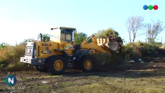 Casi un mes después, taparon la laguna cloacal de la ex cervecería