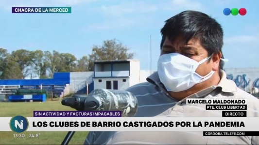 La dura realidad que enfrentan los clubes de Córdoba por la pandemia