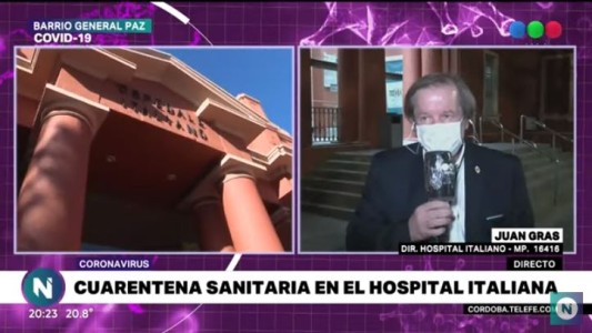 Habló el director del Hospital Italiano: "Seguimos los protocolos de provincia y nación"