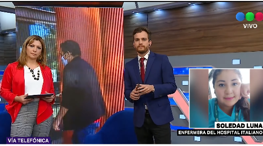 Habló la enfermera contagiada de coronavirus: discriminación y esperanza de volver a casa