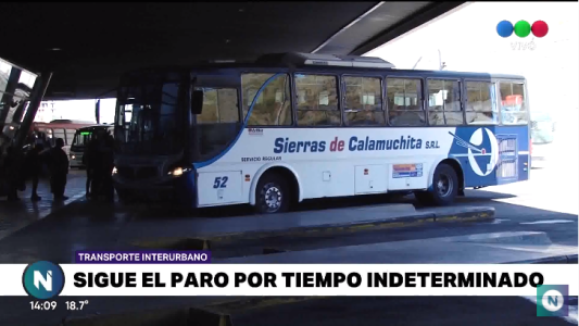 Transporte: Paro de Interurbanos