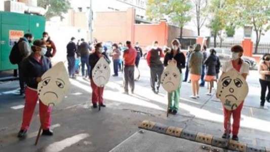Más de 40 gremios de la salud participan en una jornada nacional de lucha