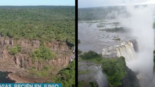 Las Cataratas del Iguazú, sin agua