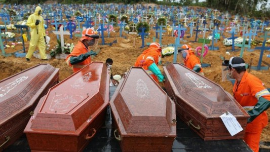 Brasil registró una cifra récord de contagios de coronavirus: casi 20.000 casos