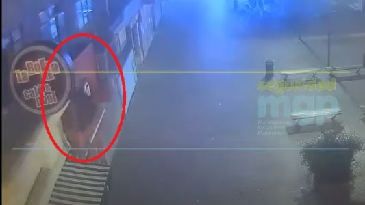 VIDEO: tras robar, se tiró desde una ventana y debió ser atendido por una ambulancia