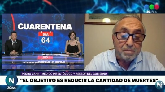 Pedro Cahn: "Odio la cuarentena, pero más odio las muertes" por coronavirus