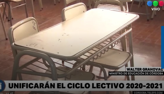 Coronavirus y educación: se unifican los ciclos 2020-2021 en Córdoba