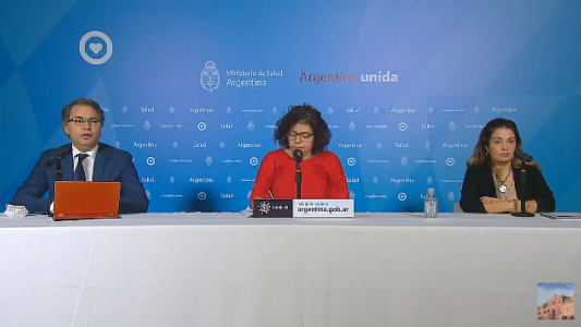 VIDEO: reporte diario sobre coronavirus del Ministerio de Salud de la Nación