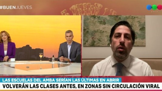 Trotta: "No podrán ir todos los niños juntos al aula"