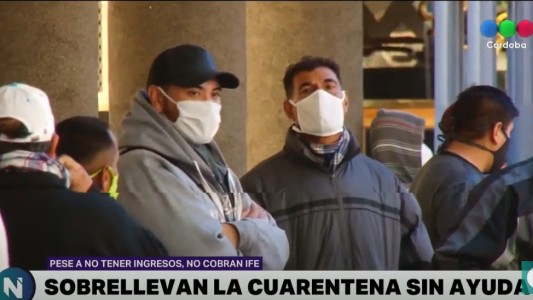 En cuarentena y sin ingresos