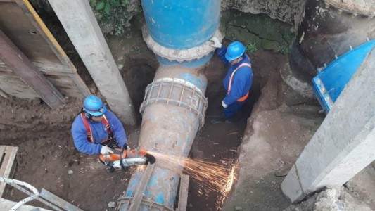 Cómo afectará el servicio de agua potable la obra que se reliza  en Recta Martinoli