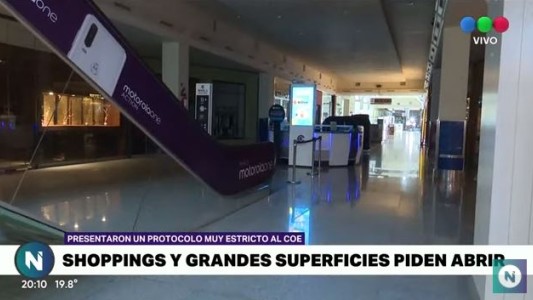 Cuarentena flexibilizada: shoppings piden abrir sus puertas