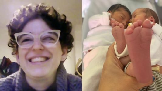 La historia de Caro: el desafío de un parto múltiple el primer día de cuarentena