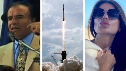 Zulema Menem ratifica “los viajes a la estratosfera” de su papá tras el lanzamiento del SpaceX