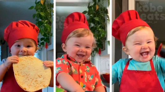 Conocé a Kobe: el bebe chef que es furor