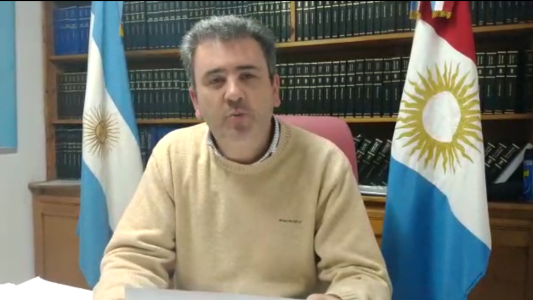 VIDEO: el intendente de La Falda anunció la marcha atrás en la flexibilización de la cuarentena