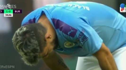 Se lesionó el "Kun" Agüero: lo operarán "en Barcelona", dijo el padre