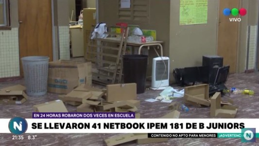 En 24 horas robaron dos veces en el IPEM 181