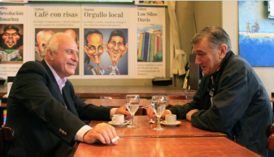 Miguel Lifschitz y una emotiva despedia a Hermes Binner en twitter