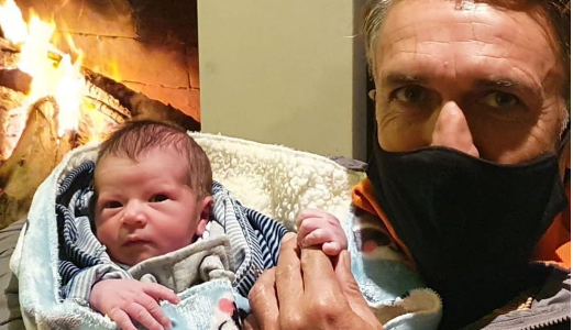 Abuelo goleador: nació el primer nieto de Gabriel Batistuta